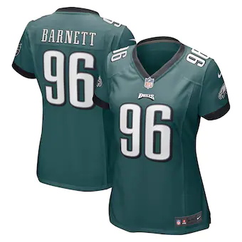 womens nike derek barnett midnight green philadelphia eagle